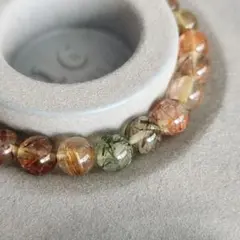 0*)様 感謝 オークション ミックス ルチル ブレスレット 8mm