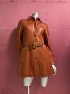 MICHEL KLEIN◆ミッシェルクラン◆レディースゴートレザーコートのサムネイル