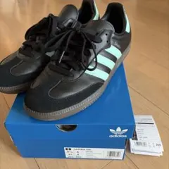 adidas Samba OG ブラック/ミント 26.5