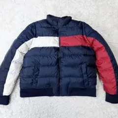 【希少サイズ】TOMMYHILFIGERリバーシブル　ダウンジャケット 4WAY