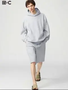 【新品・タグ付き】ユニクロC　スウェットワイドショーツ Mサイズ