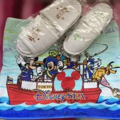 ディズニーシー タオル&トイ・ストーリー ホテル限定スリッパ