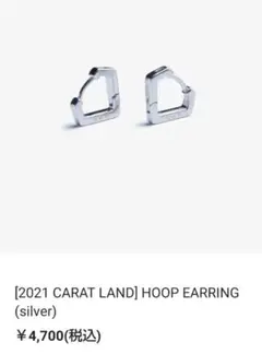 2021 CARAT LAND HOOP EARRING seventeen