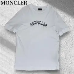 美品〕モンクレール 刺繍ロゴ レディース L Tシャツ 国内正規品 5S716