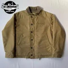 희귀 사이즈 BUZZ RICKSONS N-1 데크 재킷 BR11136