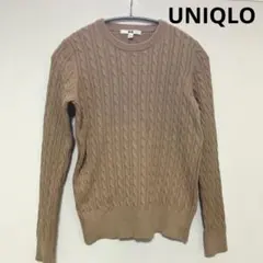 UNIQLO カシミヤ混　ニット　ベージュ　セーター