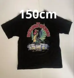 The Rolling Stones ブラック Tシャツ150 古着風GU