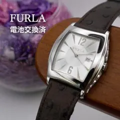 【稼働◎】FURLA フルラ BEATRISA ベアトリサ オーストリッチ