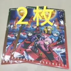 魔法少女まどか☆マギカ ボートレース若松 オリジナル B5 イラストカード ２枚