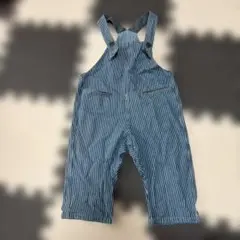BREEZE ストライプオーバーオール 90cm 子供服 ベビー服