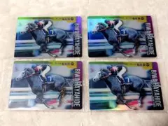 サラブレッドホースコレクションビワハヤヒデ4枚セット