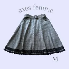 axes femme♢フレアスカート♢Mサイズ　アクシーズファム
