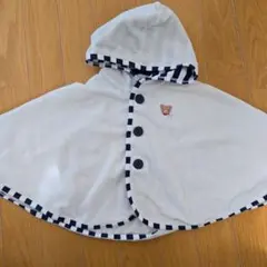 MIKIHOUSE ミキハウス ベビーフード付きポンチョ