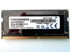 【1年保証】Patriot DDR4-2400 32GB SODIMM #195 1年保証】Patriot DDR4-2400 32GB SODIMM #195 - メルカリ