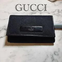 C*L様 GUCCI GGキャンバス 6連キーケース ブラック - メルカリ