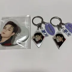 JO1 鶴房汐恩 缶バッジ キーホルダー