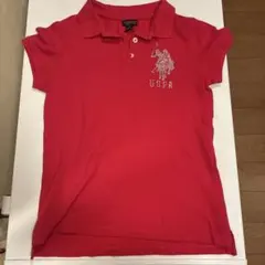 U.S. POLO ASSN. 赤 ポロシャツ Sサイズ