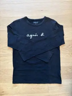agnès b. ブラック 長袖Tシャツ メンズ T1