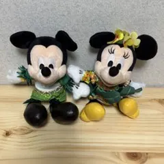 レインボールアウ　ぬいぐるみ　ミッキー　ミニー