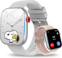 スマートウォッチ 大画面 iPhoneアンドロイド通話機能付き GPS防水長持ち