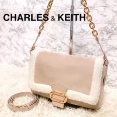 175★ チャールズアンドキース　ショルダーバッグ　3wayチェーン ボア付