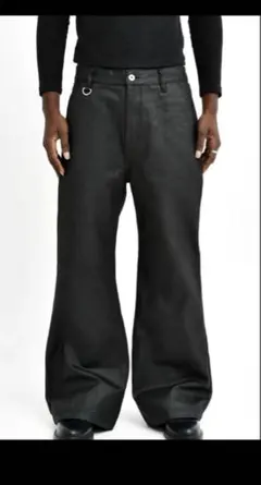 asapmode Stacked Oil Coating Pants