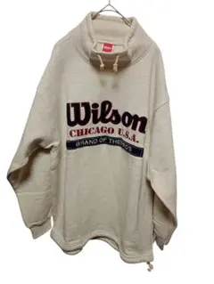 【N0028】Wilson ハイネックトレーナー シカゴ 裏起毛