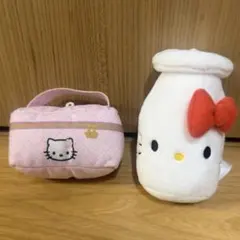未使用品　キティ　牛乳瓶　バッグ
