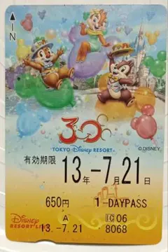 ディズニーリゾート 30周年 リゾートラインパス 使用済 - メルカリ
