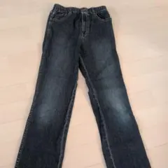 ダークブルー ゴムウエスト 長ズボン