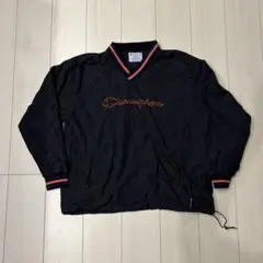 Champion ブラック Vネック トレーナー L