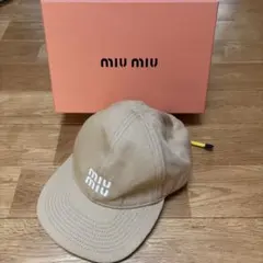 MIU MIU 新品未使用品DRILL PIPING ベースボールキャップ L - メルカリ