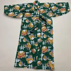 ミキハウス　浴衣　くま　M