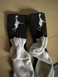 JORDAN ソックス ブラック×ホワイト