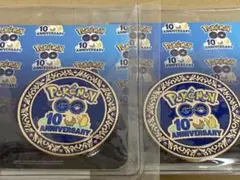 Pokémon GO 10周年 記念コイン ピカチュウ イーブイ 限定品 - メルカリ