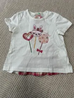 KP ウサギとキャンディ Tシャツ 90cm（29）