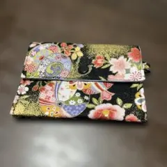 ハンドメイド 和柄 花柄 ポーチ 財布 小銭入れ
