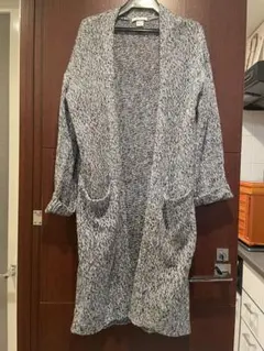 ロング　ニットカーディガン XS