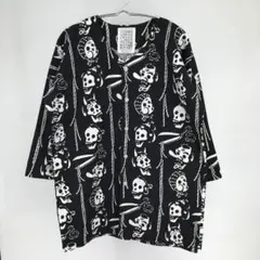 デンハム×ブエナビスタ　シャツ　ブラック　鯉口シャツのサムネイル