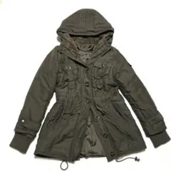 平成ギャル グランジ ミリタリー モッズコート Y2K カーキ リズリサドール