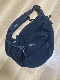 JANSPORT スリングバッグ ワンショルダー ブラック ビンテージ 古着のサムネイル