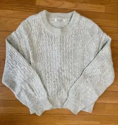 snidelケーブルデザインニット