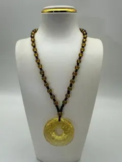 ☆天然石☆黄瑪瑙 ネックレス アクセサリー 新品