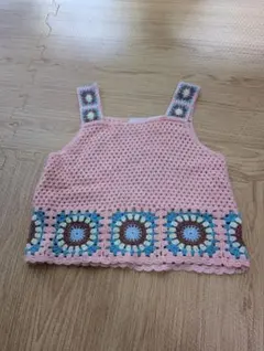 ZARA　キッズ　クロシェニット