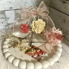 髪飾りドライフラワー袴ヘアパーツ＊リボン成人式結婚式＊花飾り＊⭕️訳ありセール