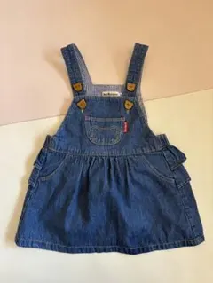 HOT BISCUITS デニム ジャンバースカート 90 ミキハウス