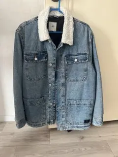 ボア襟付きデニムジャケットH&M Ｍsize 美品