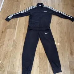 adidas ジャージ上下セット 黒
