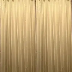 カーテン2級遮光 洗える 2枚組100cm✕200cm ➕レースカーテン2枚