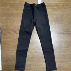 GU ブラック ストレッチパンツ 120